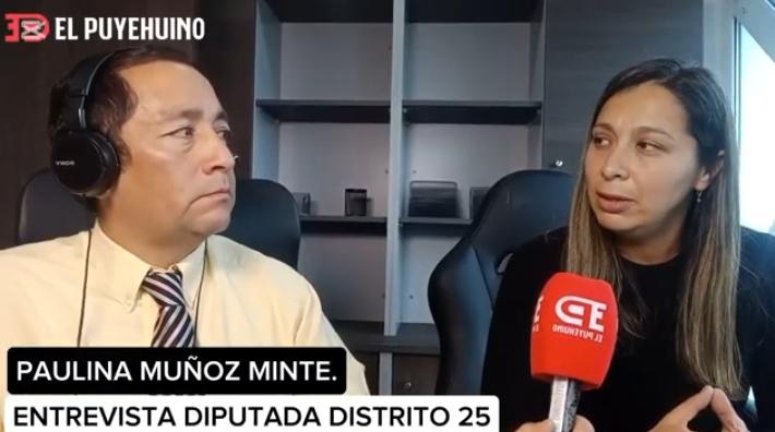 ENTREVISTA EXCLUSIVA A NUEVA DIPUTADA PAULINA MUÑOZ MINTE.