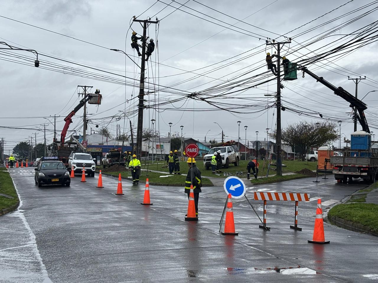 Saesa ejecuta Plan de Fortalecimiento de la red eléctrica en la provincia de Osorno.