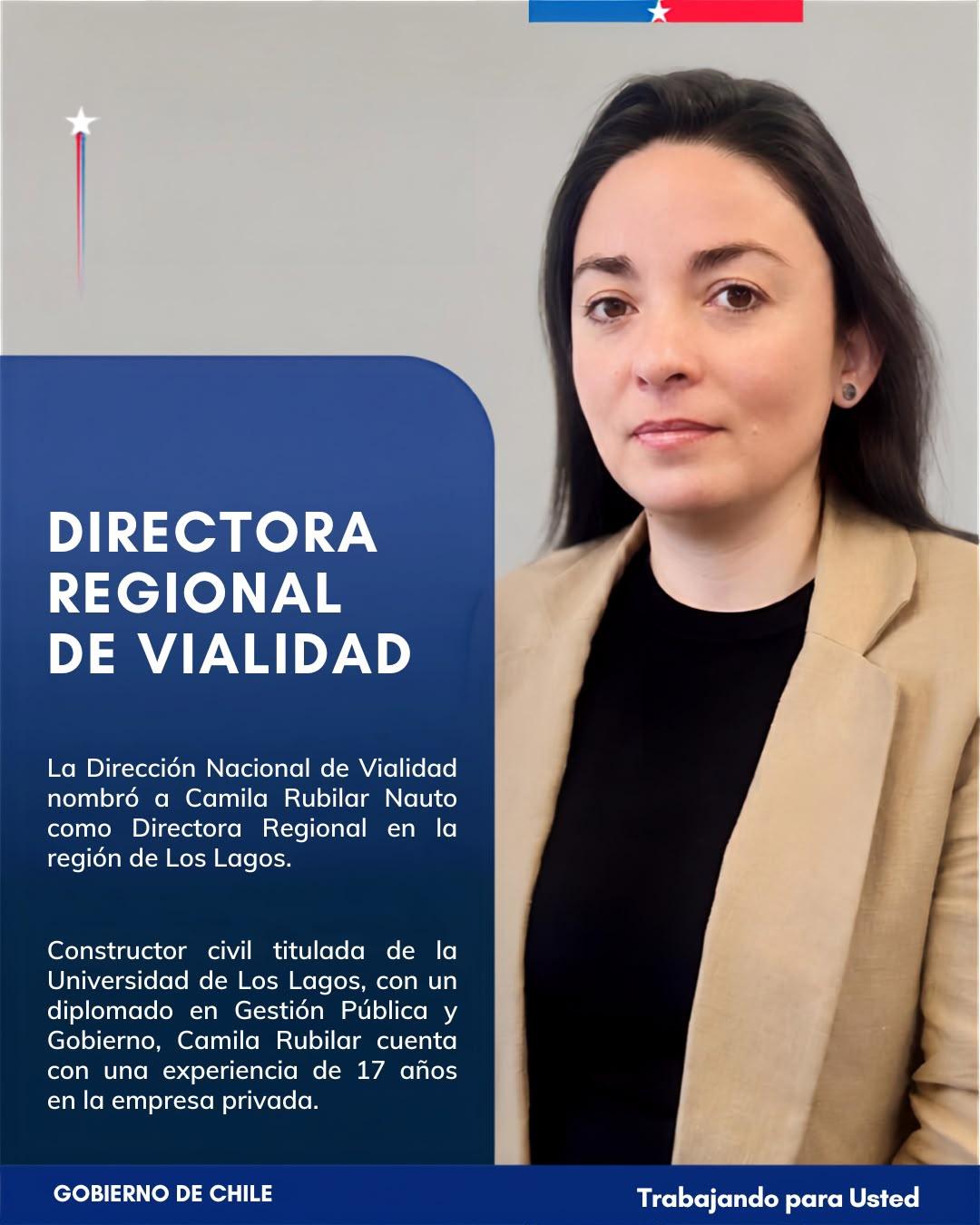 EL SECRETO A VOCES ERA VERDAD, DESTITUYEN A JORGE LONCOMILLA COMO DIRECTOR REGIONAL DE VIALIDAD, ASUME CAMILA RUBILAR. 